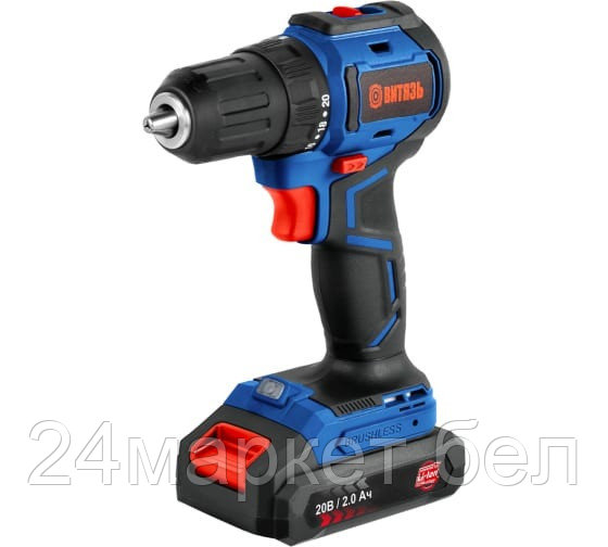 Дрель-шуруповерт Витязь ДА-520-13 18012022 (с 2-мя АКБ, кейс, набор оснастки)