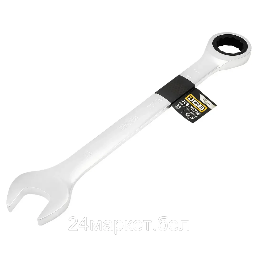 JCB-75738 Ключ комбинированный трещоточный 38мм JCB