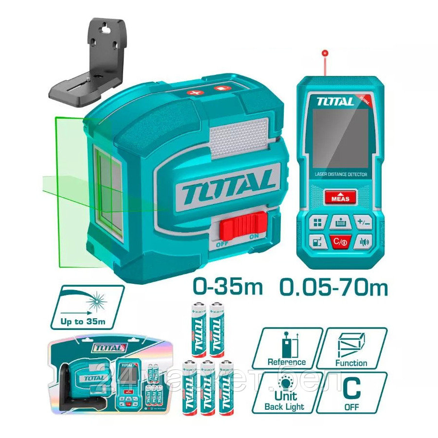 Total TOSLL0401 (лазерный уровень, лазерная рулетка)