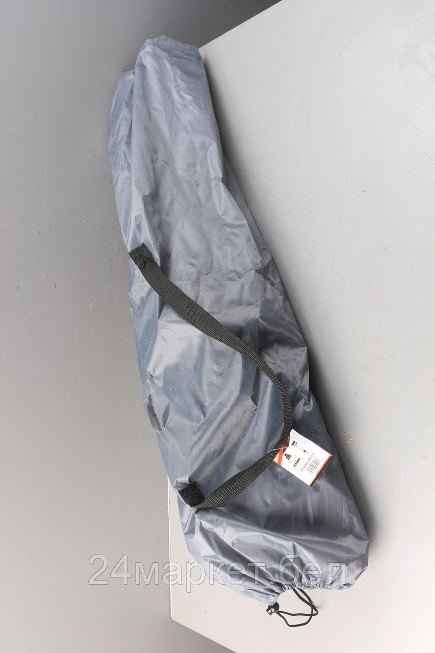 Кресло складное кемпинговое с держателем для бутылок + чехол, серое, ARIZONE уцененный (0313955365