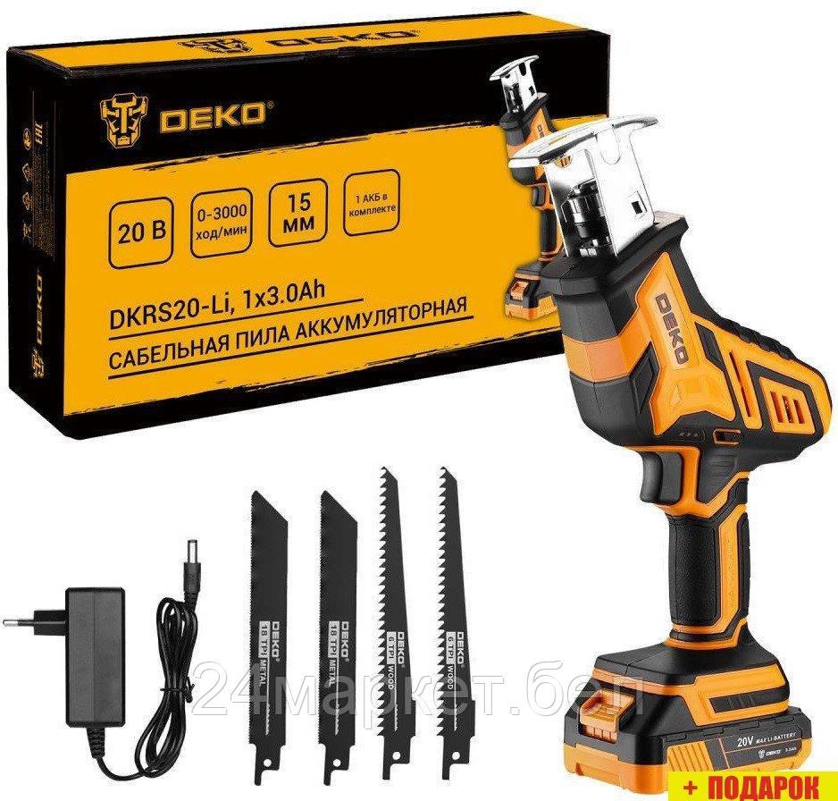 Сабельная пила Deko DKRS20-Li 083-1059 (с 1-им АКБ)