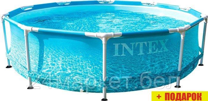 Каркасный бассейн Intex Metal Frame Beachside 28208 (305х76)