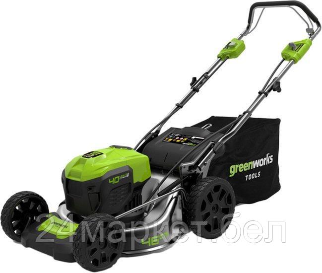 Газонокосилка Greenworks GD40LM46SP 2506807UB (с 1-им АКБ 4 Ah)