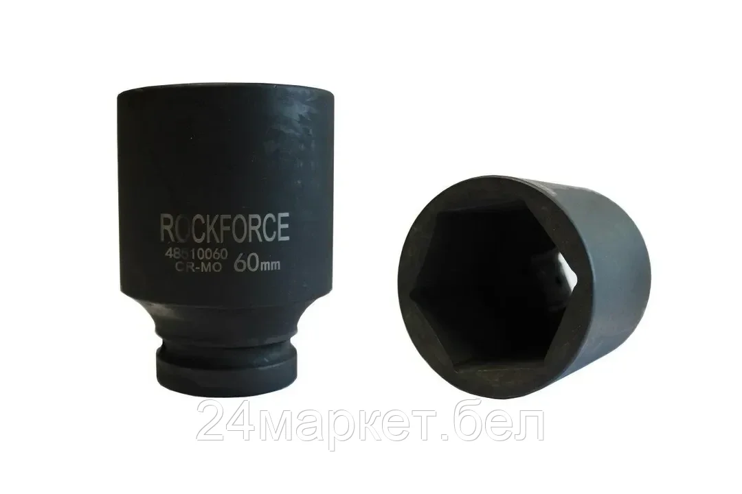 Головка ударная глубокая 1", 60мм (6гр.) RF-48510060
