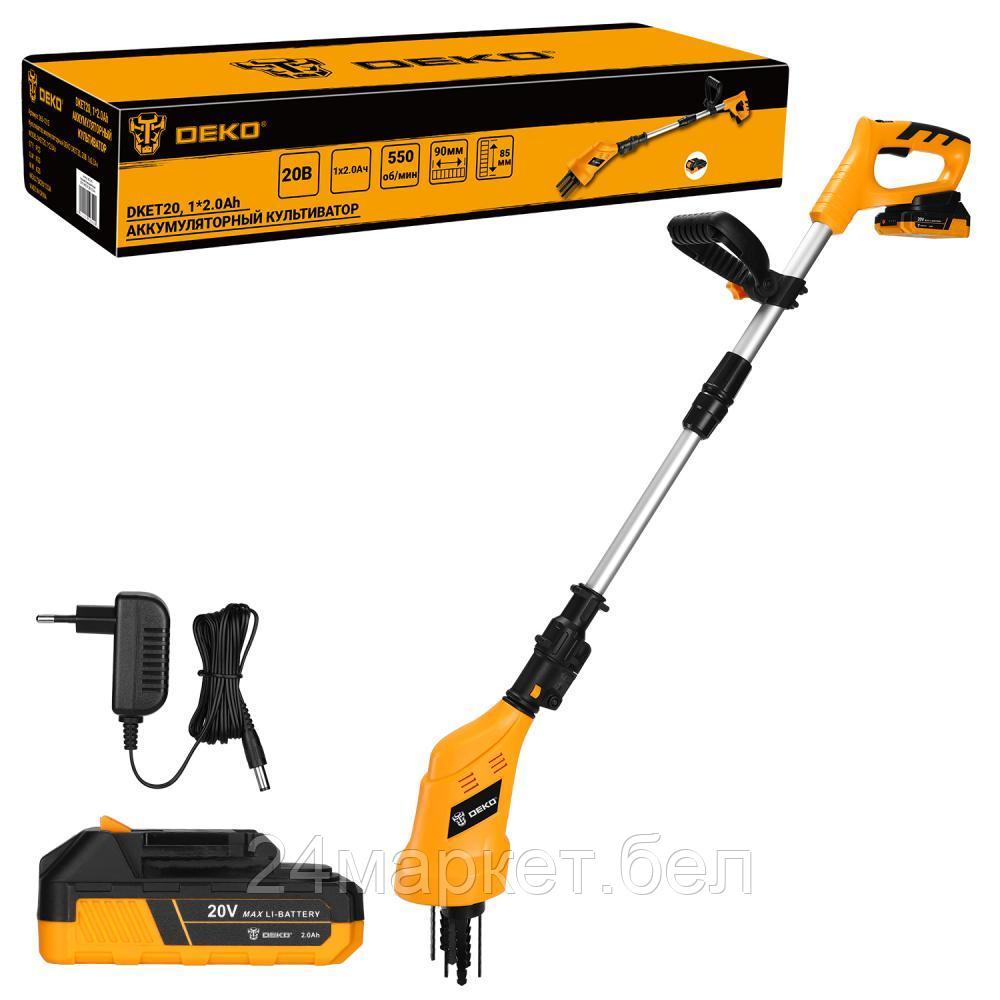 Мотокультиватор Deko DKET20 065-1215 (с 1-им АКБ)
