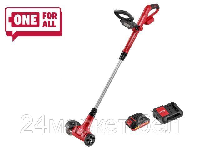 Аккум. щеточная машина WORTEX BM 1814 ALL1 МЕГА АКЦИЯ с акб и з/у (18В, 14000 об/мин, 2 щётки в комплекте, с 2 А.ч. аккумулятором и з/у) 1334642