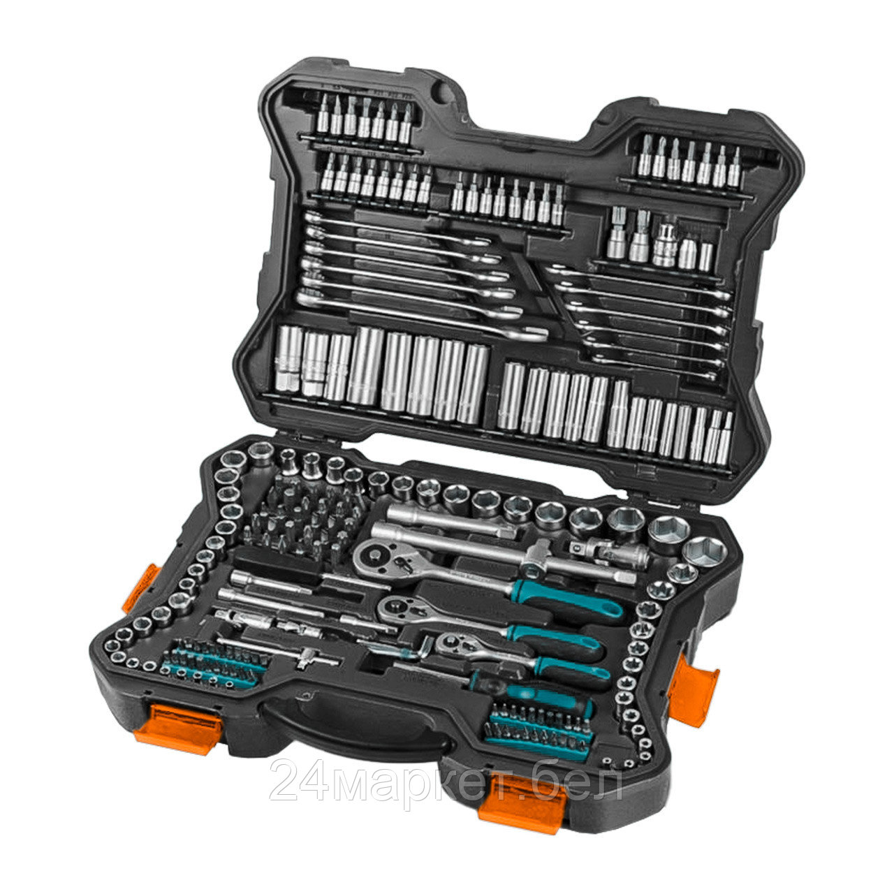 Универсальный набор инструментов Bort BTK-215 (215 предметов)