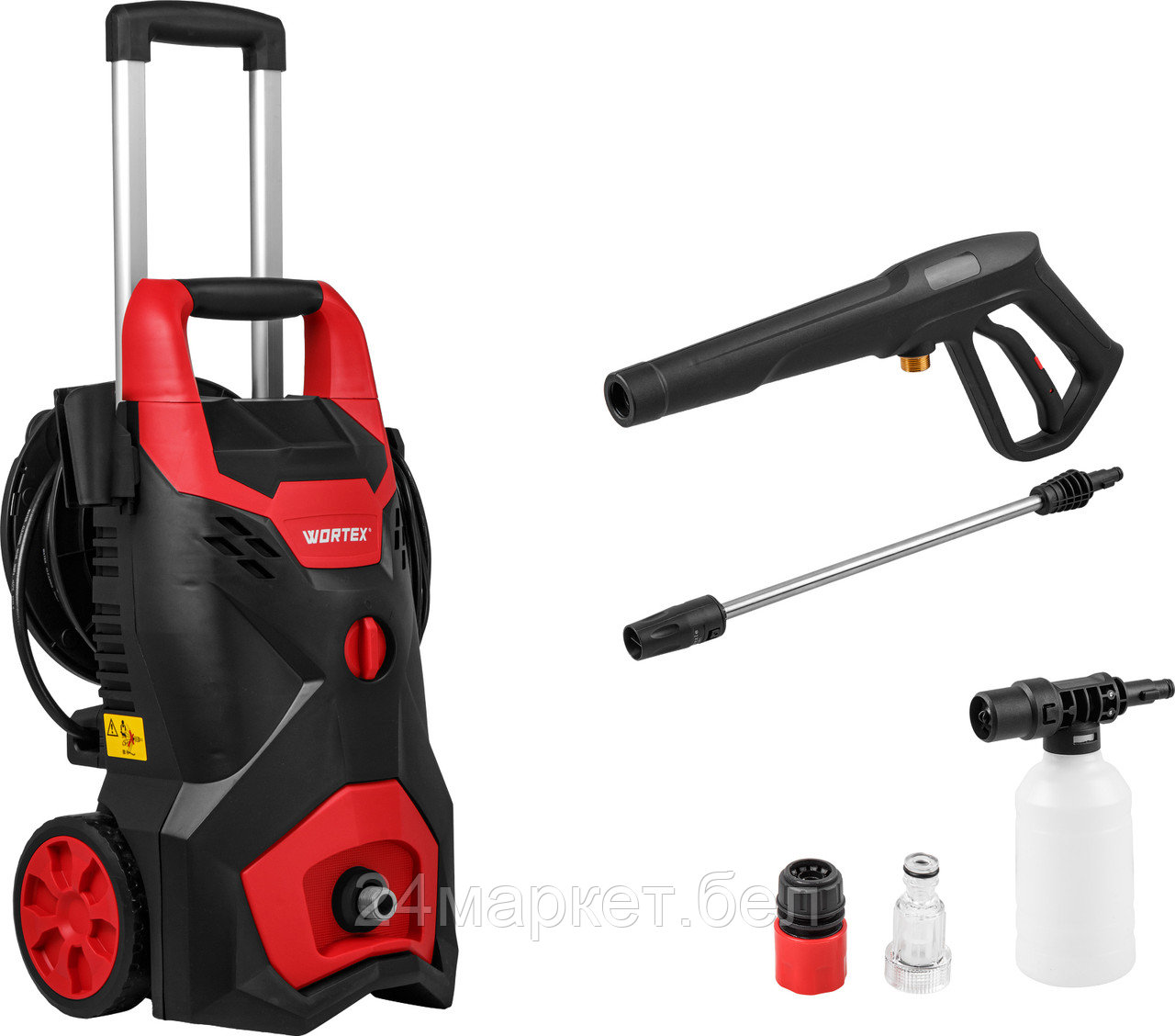 Очиститель высокого давления WORTEX PW 1620-1 2.20 кВт, 165 бар, 522 л/ч