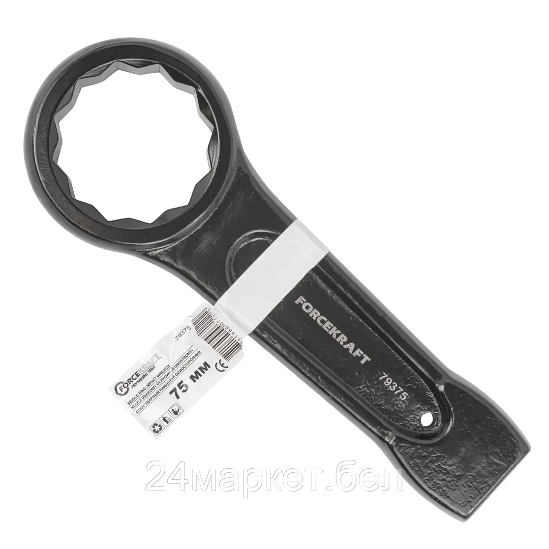 ForceKraft Ключ накидной ударный односторонний 75мм FORCEKRAFT FK-79375