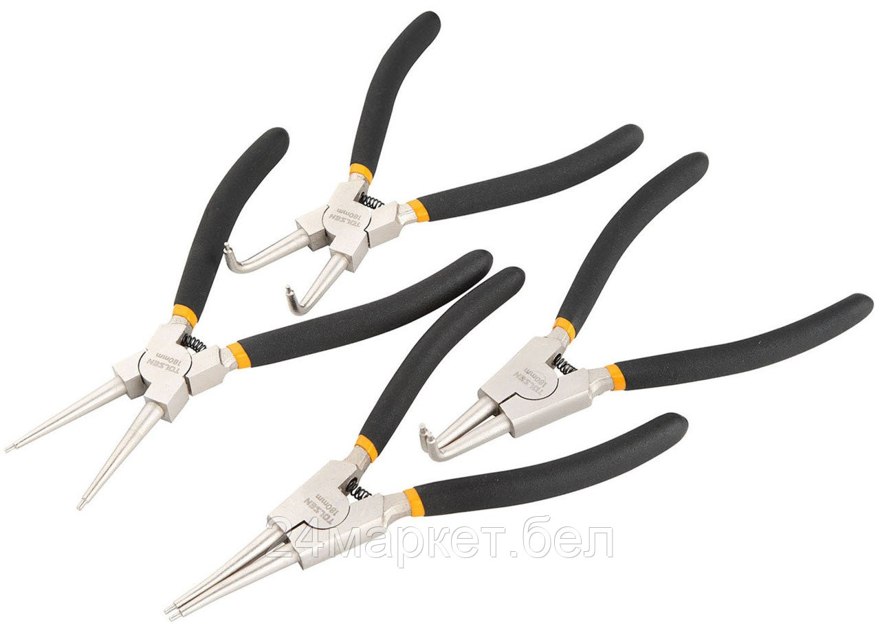 TOLSEN TT10097s TOLSEN Набор съемников стопорных колец, 4 предмета