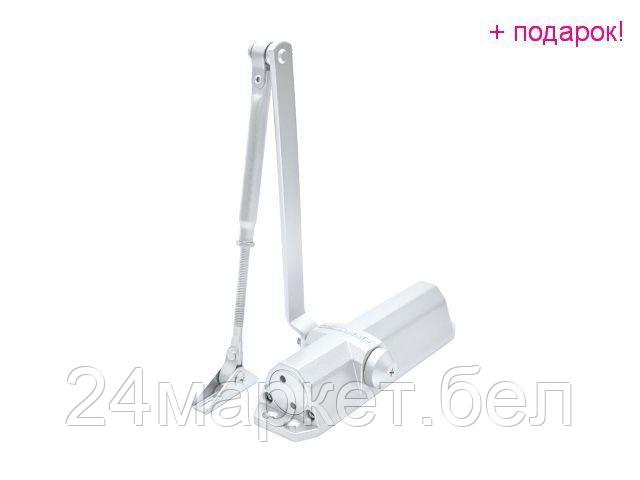 NOTEDO Китай Доводчик дверной гидравлический NOTEDO DC-080 (60- 100кг) серебро