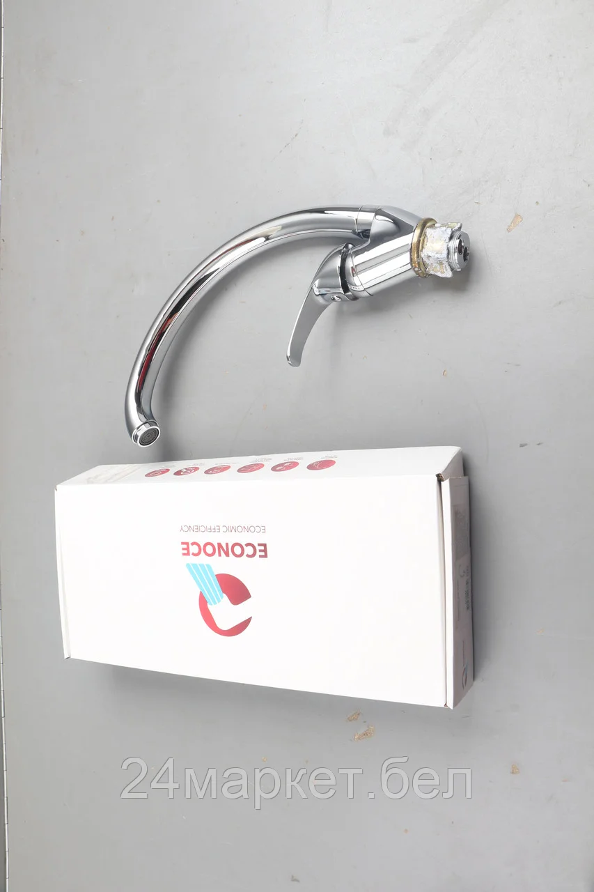 Смеситель для кухни D35-A, серия 260, ECONOCE уцененный (0996769450) (Поворотный С-излив) EC0264-у