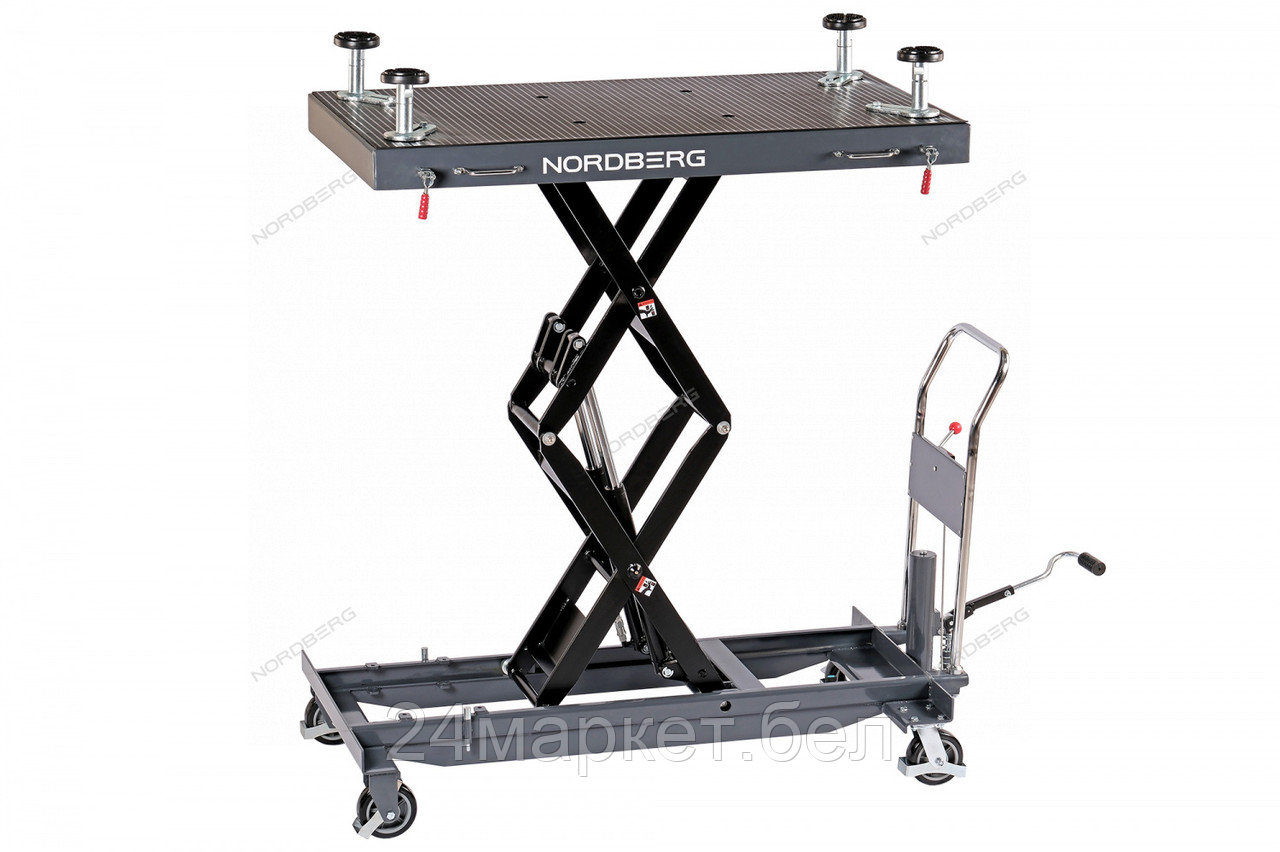 NORDBERG N3T1000GH Стол подъемный гидравлический 1000 кг для АКБ электромобиля, двойные ножницы