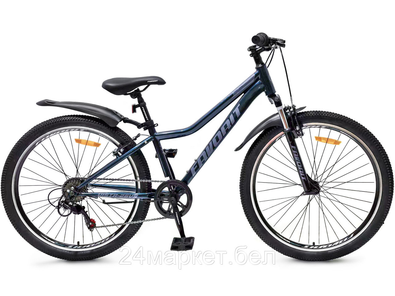 Двухколесный велосипед FAVORIT, модель VISTA-26VS, VST26V13GR Favorit