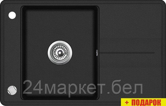 Кухонная мойка Aquasanita Bella SQB101AW (black metallic 601)