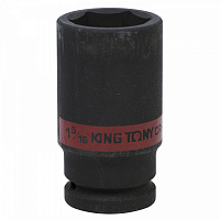 KING TONY 643542S KING TONY Головка торцевая ударная глубокая шестигранная 3/4", 1-5/16", дюймовая