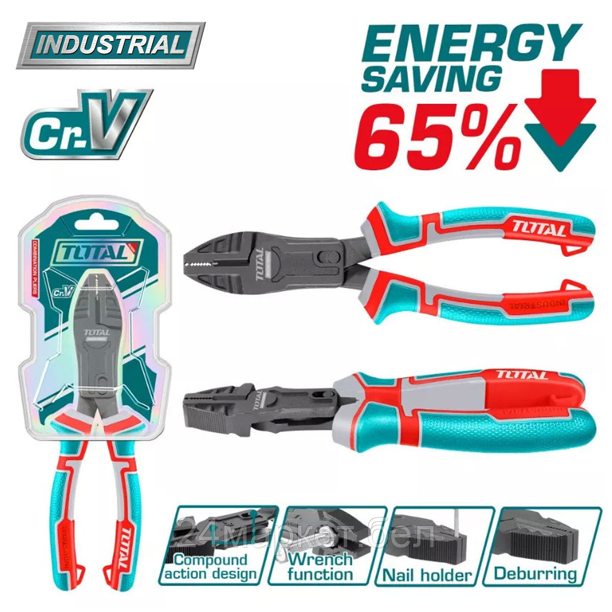 Плоскогубцы Total THTC510706