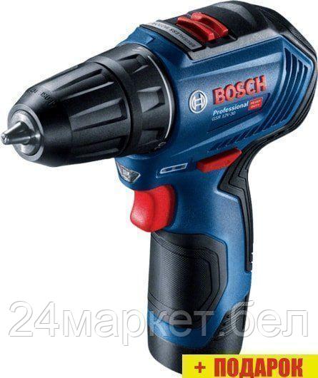 Дрель-шуруповерт Bosch GSR 12V-30 Professional 06019G9000 (с 2-мя АКБ, кейс)
