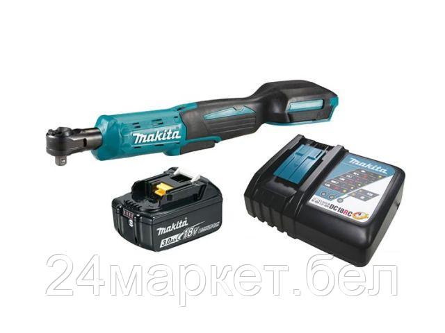 Аккум.угловой гайковерт MAKITA LXT DWR180RF в кор. (18.0 В, 1 акк., Li-Ion, посадочн. квадрат 1/4 ", 48 Нм,) DWR180RF