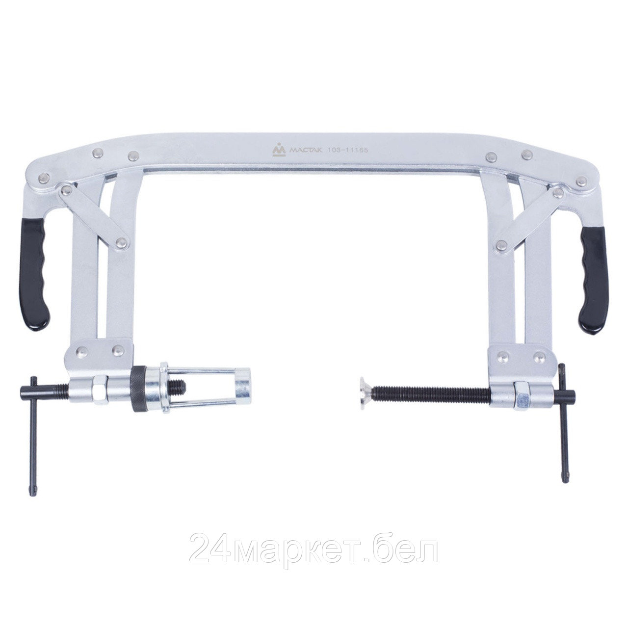 МАСТАК 103-11165 МАСТАК Рассухариватель клапанов, 55-175 мм, струбцина, две рукояти