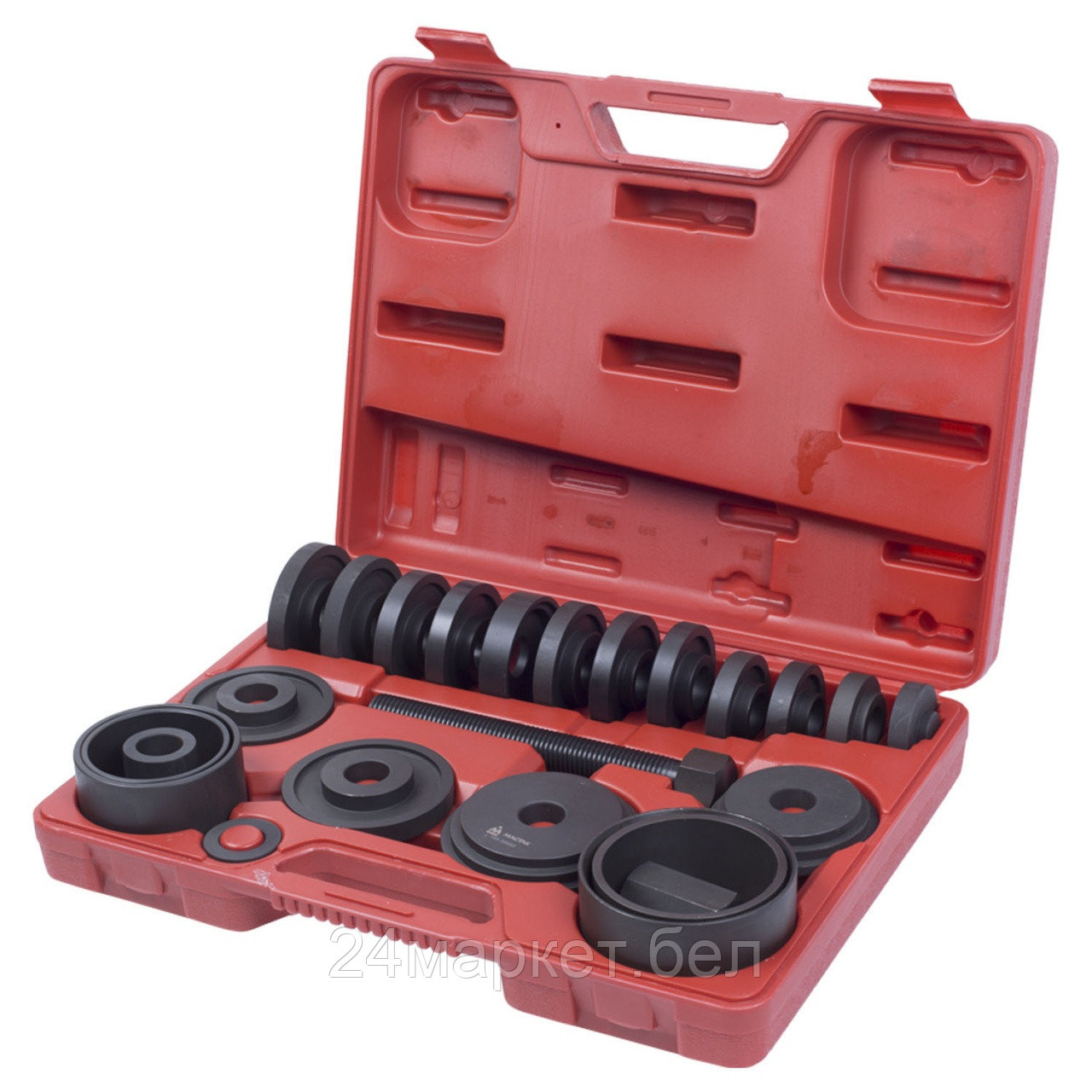 МАСТАК 100-30022C МАСТАК Набор оправок для монтажа и демонтажа ступичных подшипников, кейс, 22 предмета