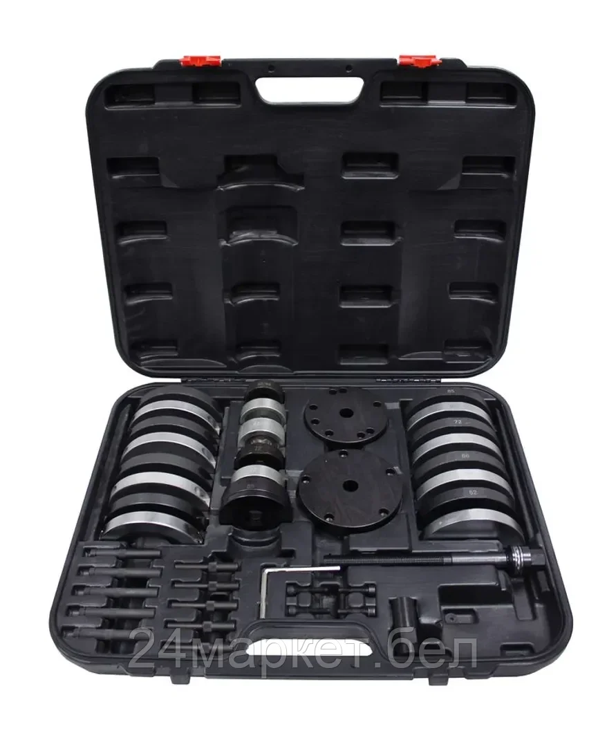 FORSAGE Набор инструментов для ступичных подшипниковVAG(ø62 мм:VWLupo,AudiA2 1.21;ø66мм:VWPolo,Fabia;ø72 мм:VWPolo, Fabia;ø85 мм:VWT5/Touareg/Multivan)в кейсе Forsage F-4305