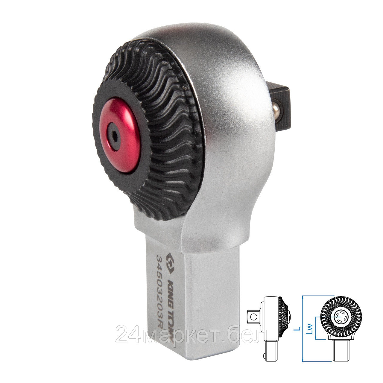 KING TONY 34503203R KING TONY Насадка трещоточная серии "FIT", 3/8", 14х18 мм