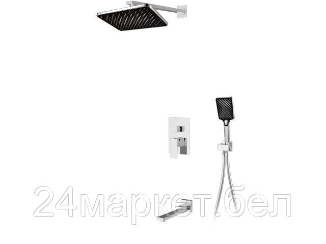 Душевая система (Lt) D35, серия Lily хром, a-five (Встраиваемый, Короткий излив, 239 мм.) A5-1156