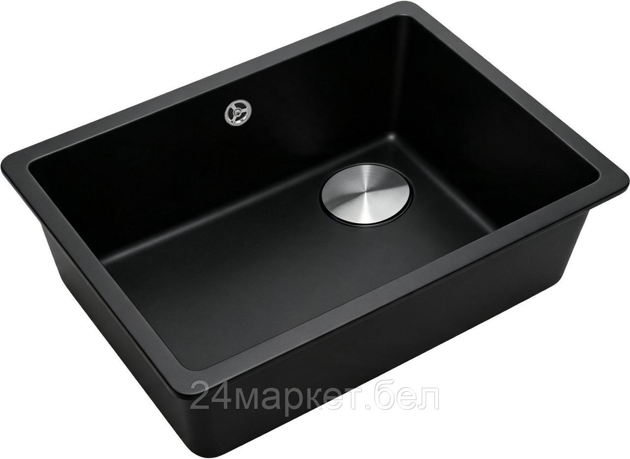 Кухонная мойка ZorG Fast 56 Premium black metallic