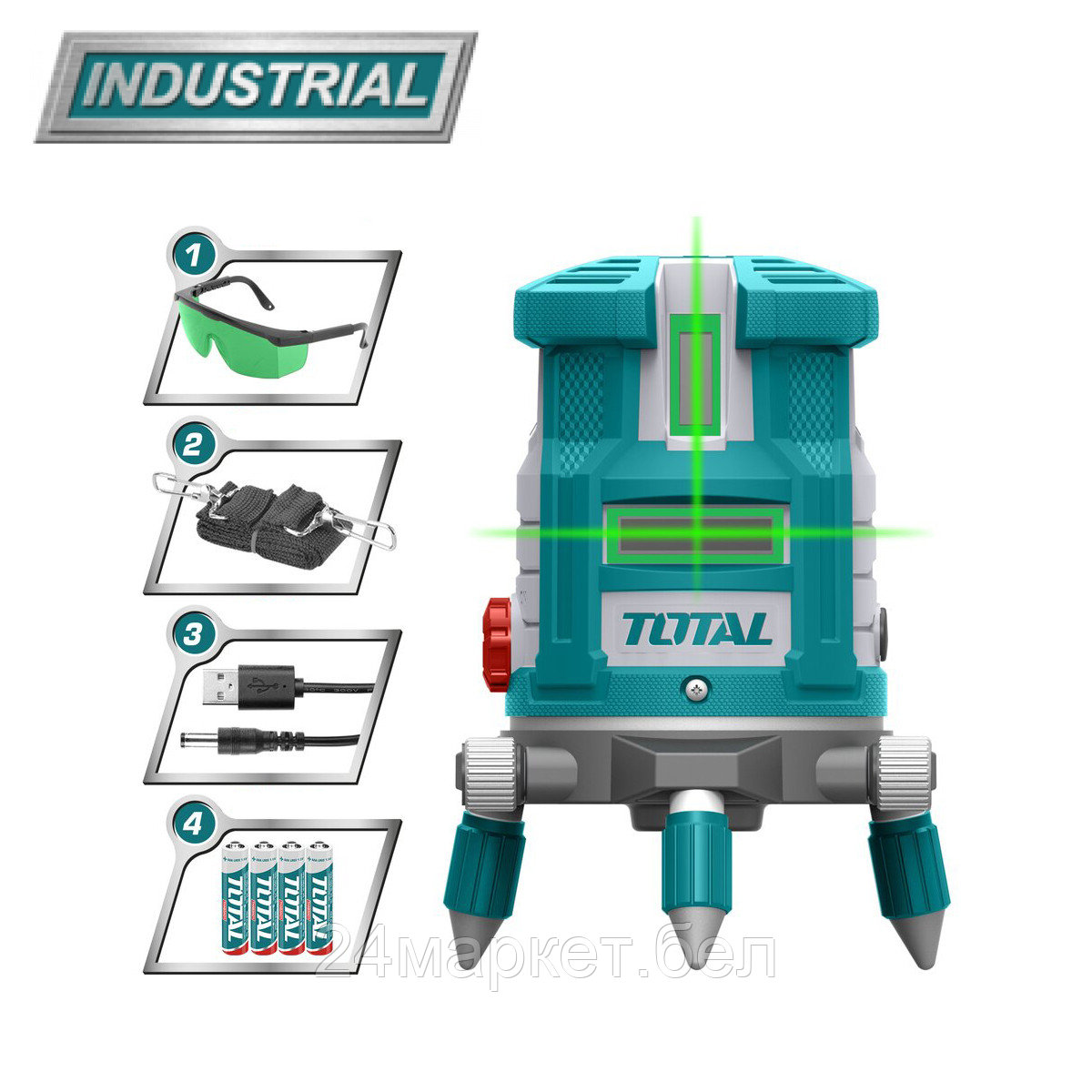 Лазерный нивелир Total TLL305205