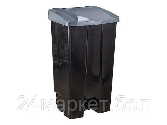 IDEA Россия Бак с педалью на колесах 110л (серый) (IDEA)