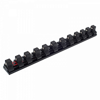 MIGHTY SEVEN AD-2412 MIGHTY SEVEN Держатель для головок 1/2", на 12 шт, магнитный