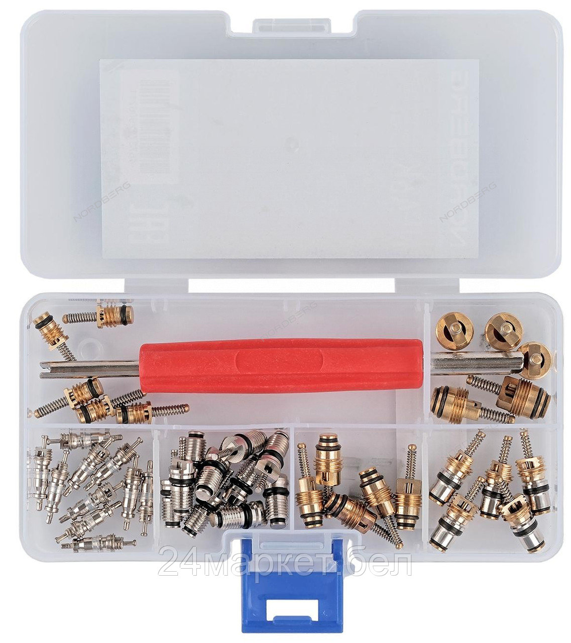 NORDBERG NFA6K Набор ниппелей (золотников) для сервисных портов + унив. сервисный ключ