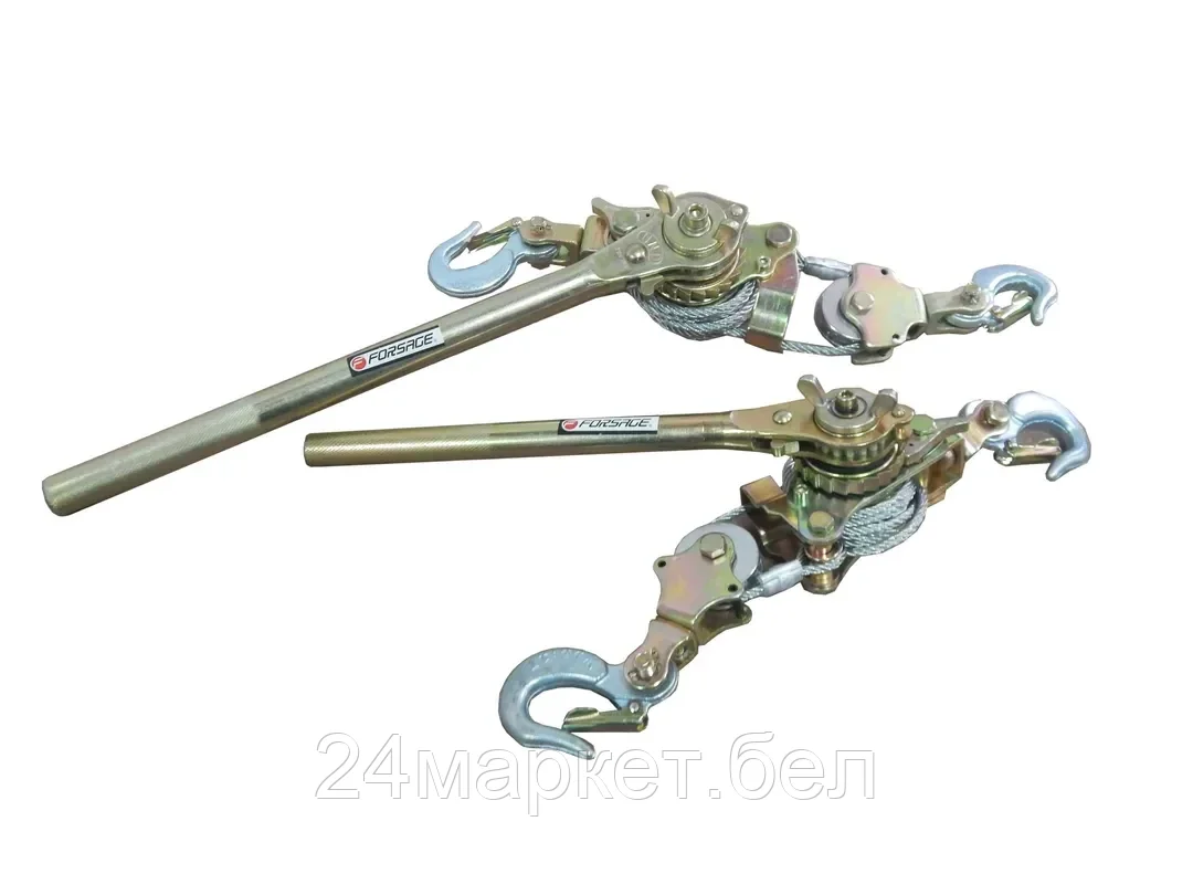 FORSAGE Лебедка рычажная 2т (диаметр троса - 5.5мм, длина - 2.2м) Forsage F-TRK-2000