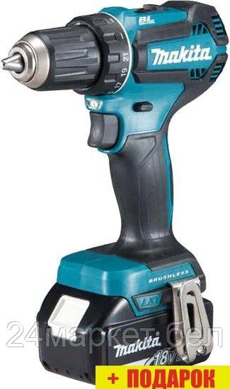 Дрель-шуруповерт Makita DDF485SYE (с 2-мя АКБ, кейс)