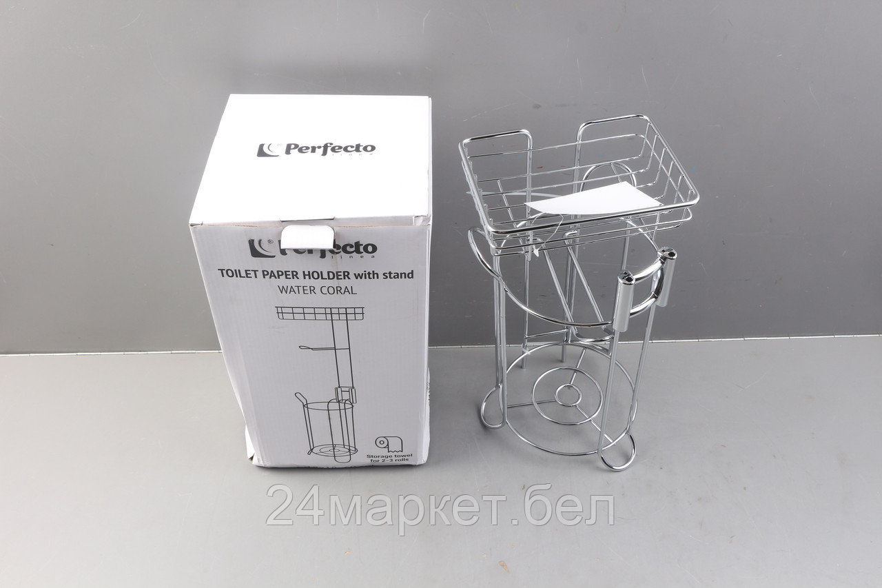 Держатель для туалетной бумаги напольный, WATER CORAL, железо, PERFECTO LINEA уцененный (073936601
