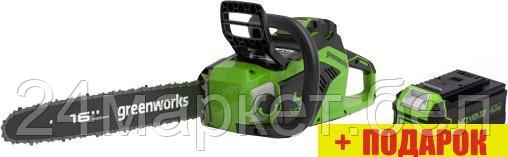 Аккумуляторная пила Greenworks GD40CS18K2 2005807UA (с 1-им АКБ 2 Ач)