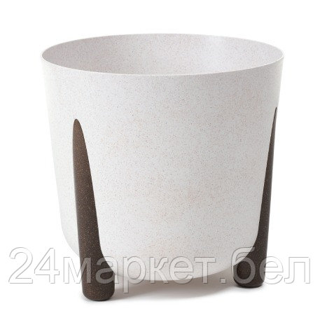 Кашпо Lamela Donica FRIDA 300 ECO wood LA246-05 (белый)