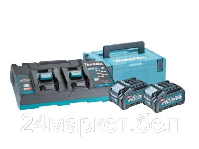 Комплект аккумулятор XGT PSK 40V (BL4040 x 2 шт) + зарядное DC40RB MAKITA 191U04-0