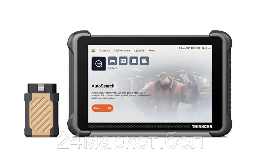 THINKCAR THINKTOOL 191 Сканер диагностический 8" THINKTOOL 191 для легковых автомобилей