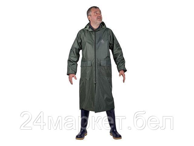 Россия Плащ-дождевик ПВХ "Тайфун" р. 60-62 рост 170-176 зеленый (зеленый)