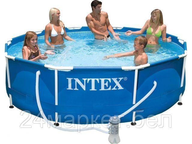 Каркасный бассейн Intex Metal Frame 305х76 (56999/28202)