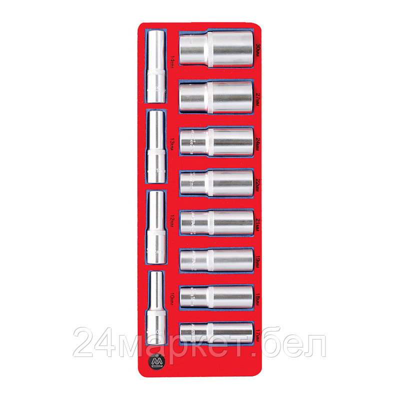 Набор головок слесарных Мастак 5-014012