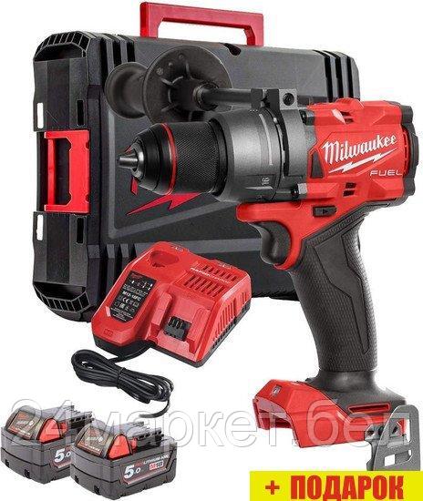 Ударная дрель-шуруповерт Milwaukee M18 FUEL M18FPD3-502X 4933479860 (с 2-мя АКБ, кейс)