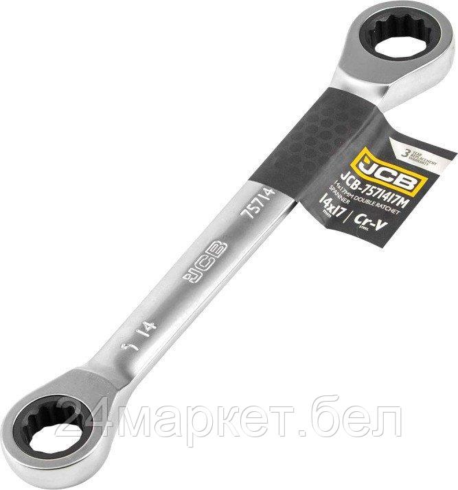 Гаечный ключ JCB Комбинированный трещоточный 7571417M