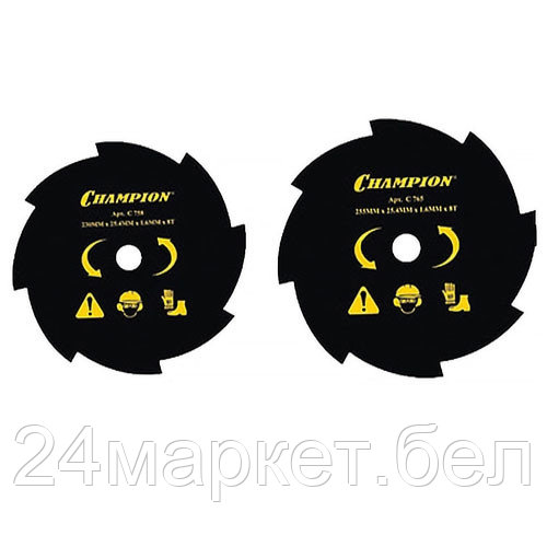 Нож для жесткой травы 8/255/25,4, T283,T284,125R,325RDx/Rx,323R,235R,FS80,85,100,FR85,350,450 (C5115)
