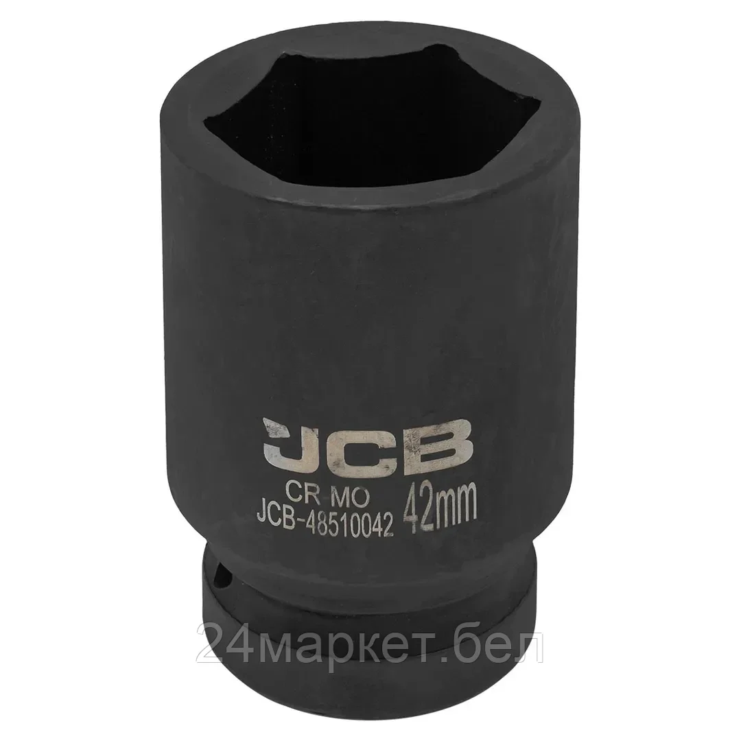 JCB-48510042 JCB Головка ударная глубокая 1", 42мм (6гр.)