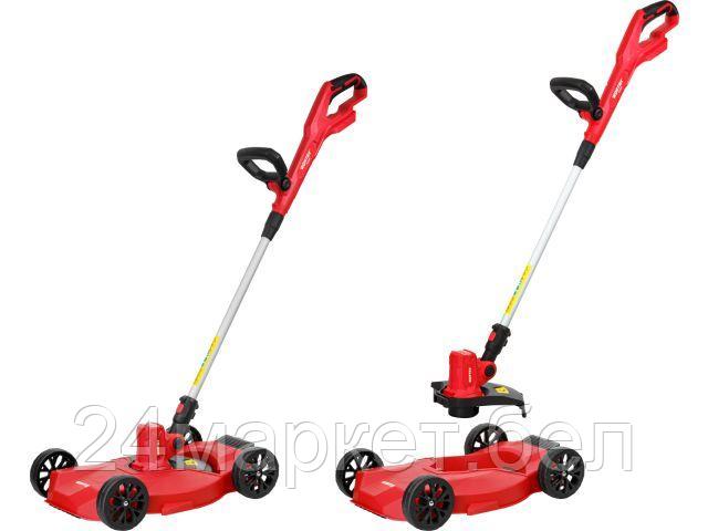 Триммер аккум. WORTEX TB 2818 ALL1 XLT SOLO 18В, шир.скаш.300 мм, авт.подача лески, леска 1.6 мм (БЕЗ АКБ И ЗУ, с тележкой, поворотная голова, поворот 1334832