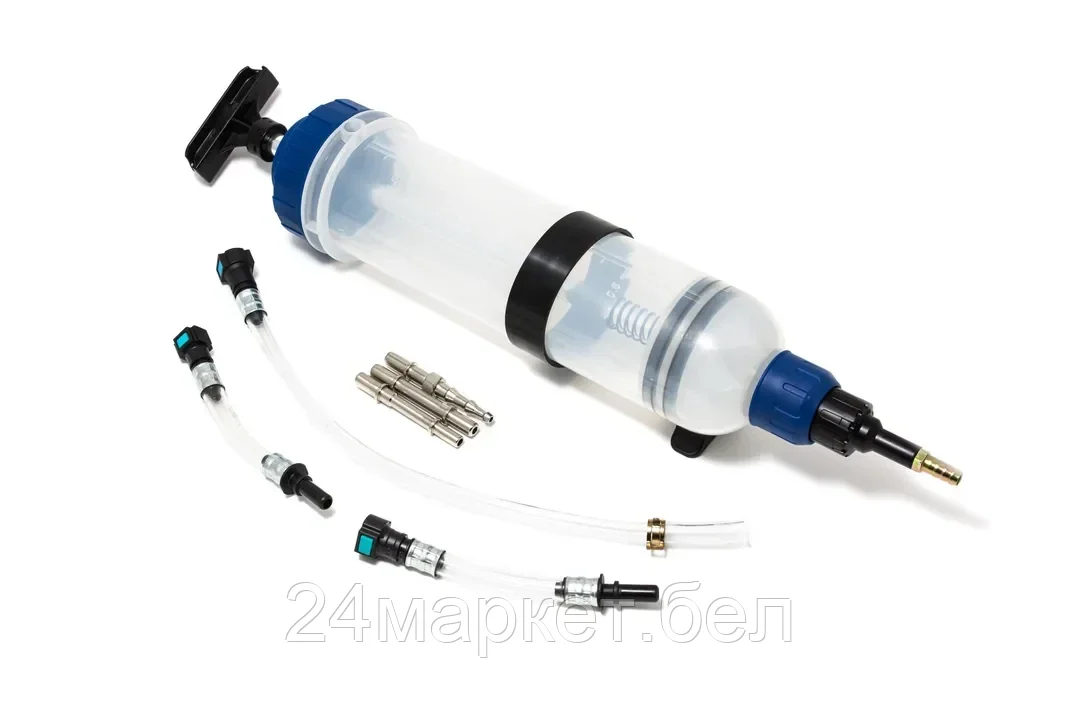 Шприц-дозатор с насадками для создания давления в топливной системе автомобиля и определения ее герметичности, 1.5л Forsage F-63306