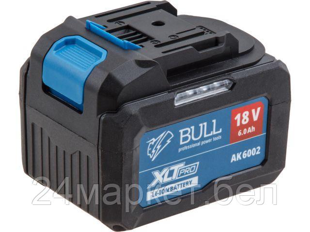 Аккумулятор BULL AK 6002 18.0 В, 6.0 А/ч, Li-Ion XLTpro (18 В, 6 А*ч, Li-ion) 1329597